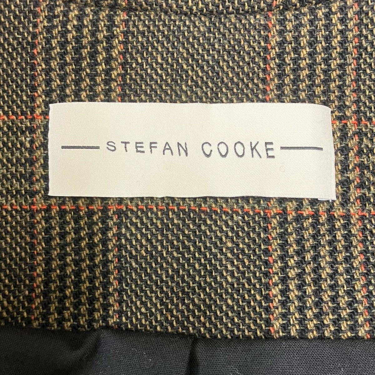 STEFAN COOKE チェックコート 古着・中古-7枚目のアイテム画像