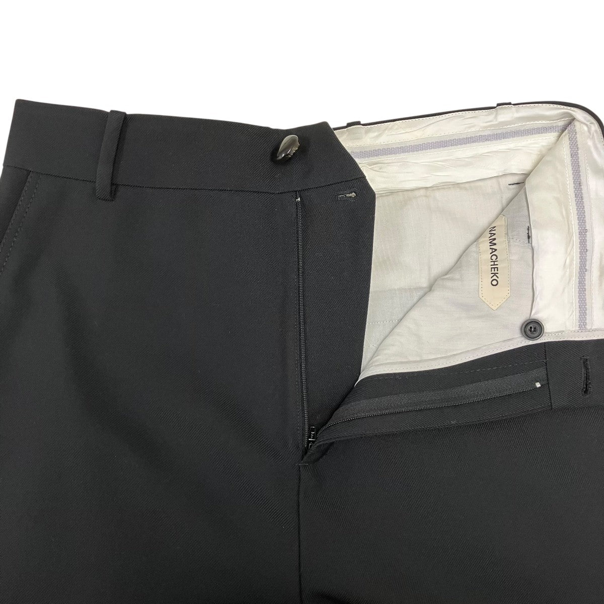 NAMACHEKO CARISBROOKE TROUSERサイドスリットパンツ 古着・中古-5枚目のアイテム画像