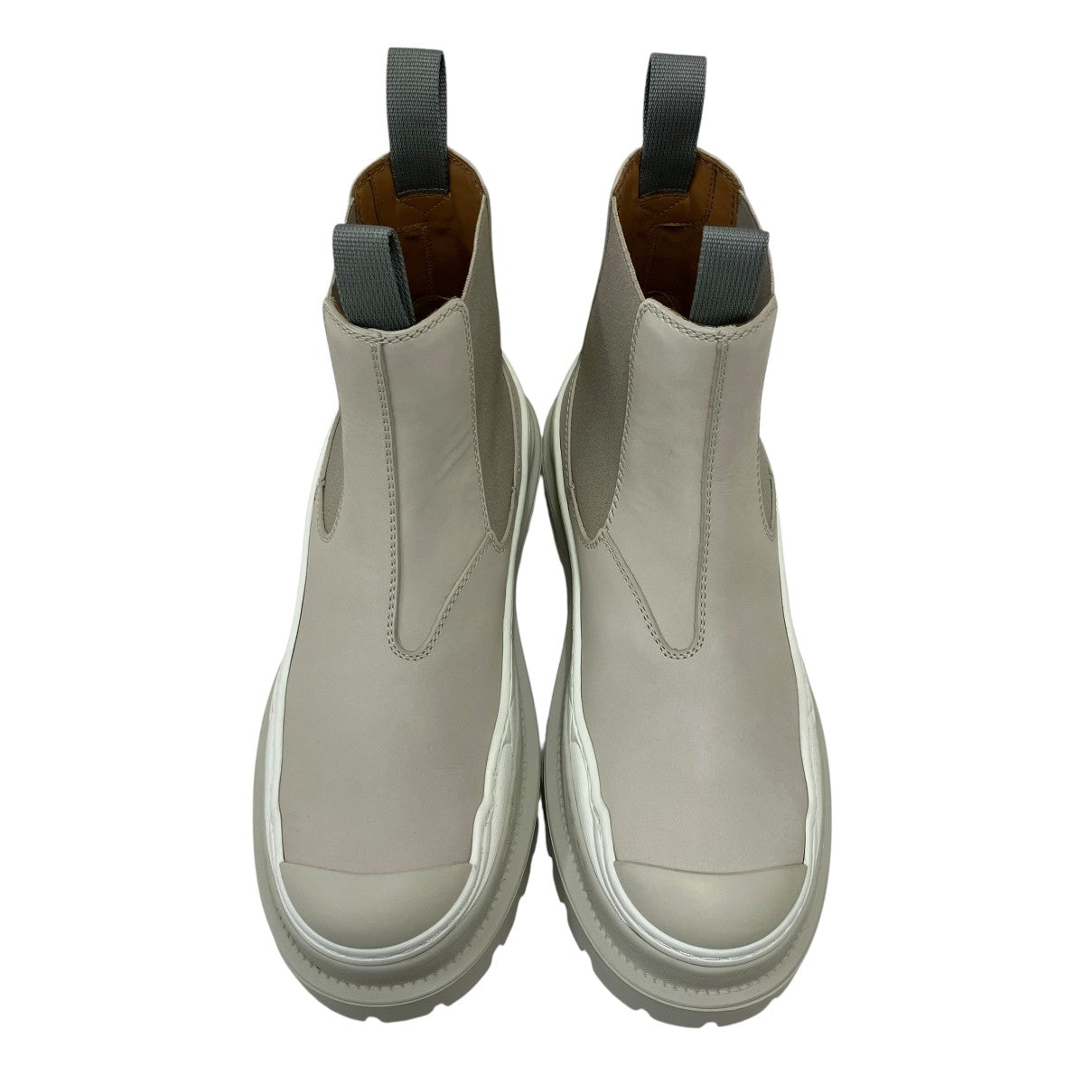 Christian Dior×SACAI レイヤードラバーソール ヌバックレザー チェルシーブーツ 古着・中古-2枚目のアイテム画像
