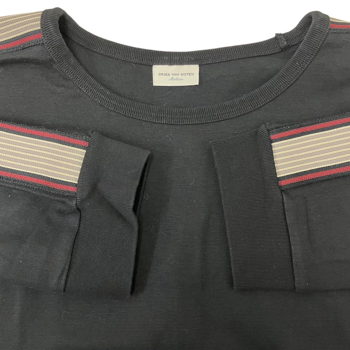 dries van noten 半袖スウェット DRIES VAN NOTEN(ドリスヴァンノッテン) 半袖スウェット ブラック