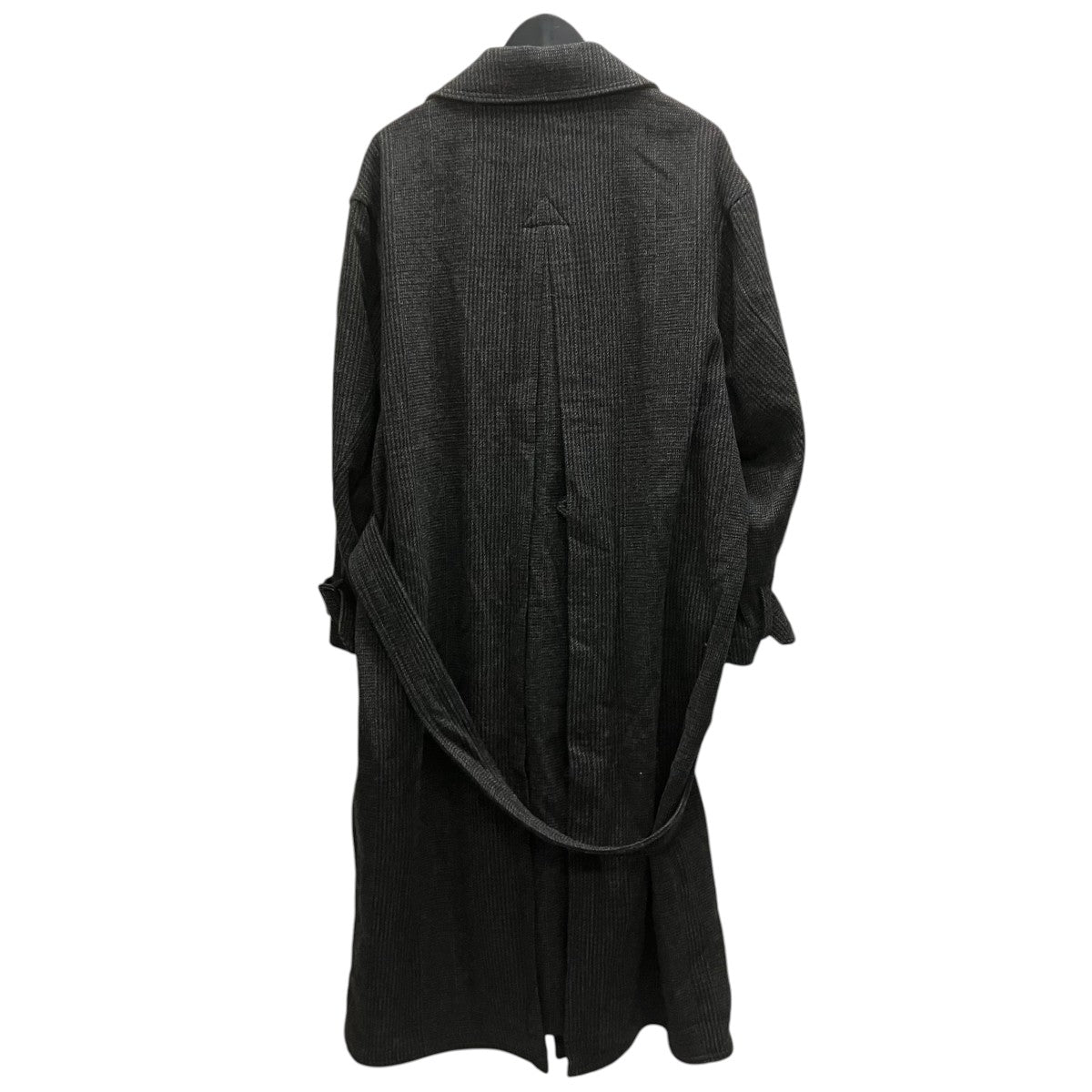 YOKE SHETLAND WOOL DOUBLE BREAST OVERCOAT ロングコート 古着・中古-2枚目のアイテム画像