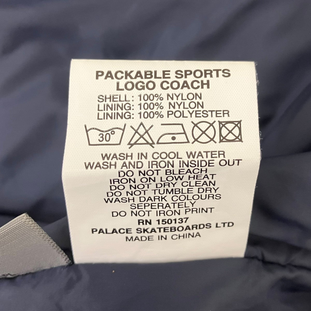 PACKABLE SPORTS LOGO COACHコーチジャケット
