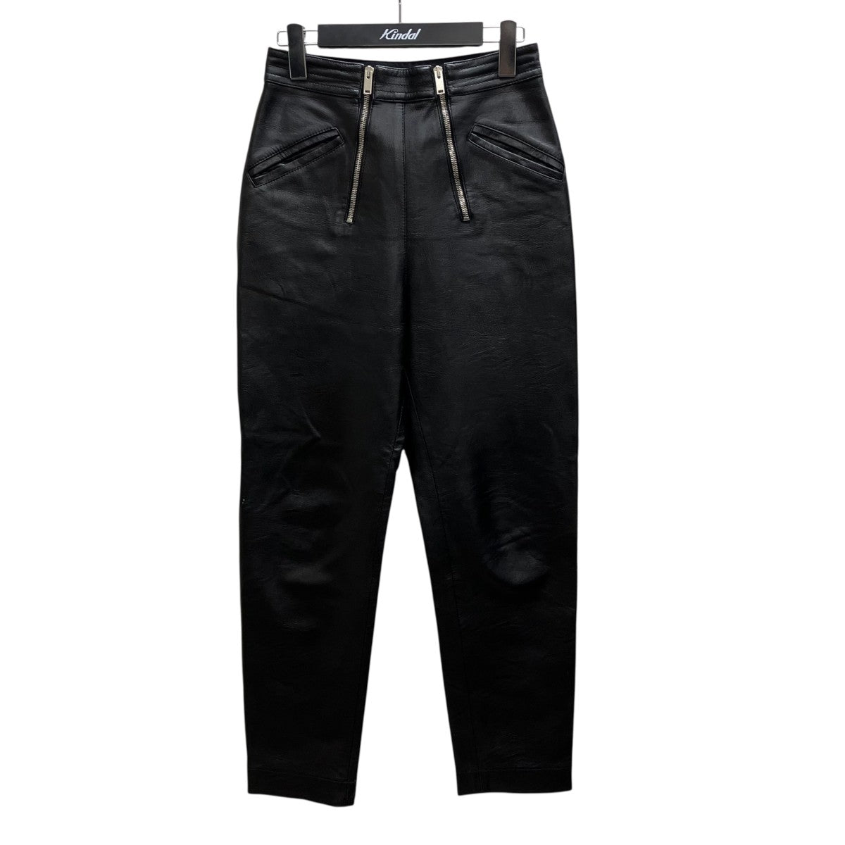 STELLA McCARTNEY フェイクレザテーパードパンツ 古着・中古-1枚目のアイテム画像