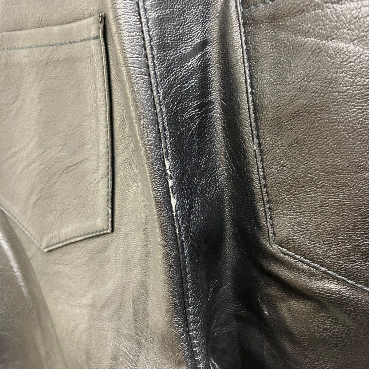 STELLA McCARTNEY フェイクレザテーパードパンツ 古着・中古-7枚目のアイテム画像