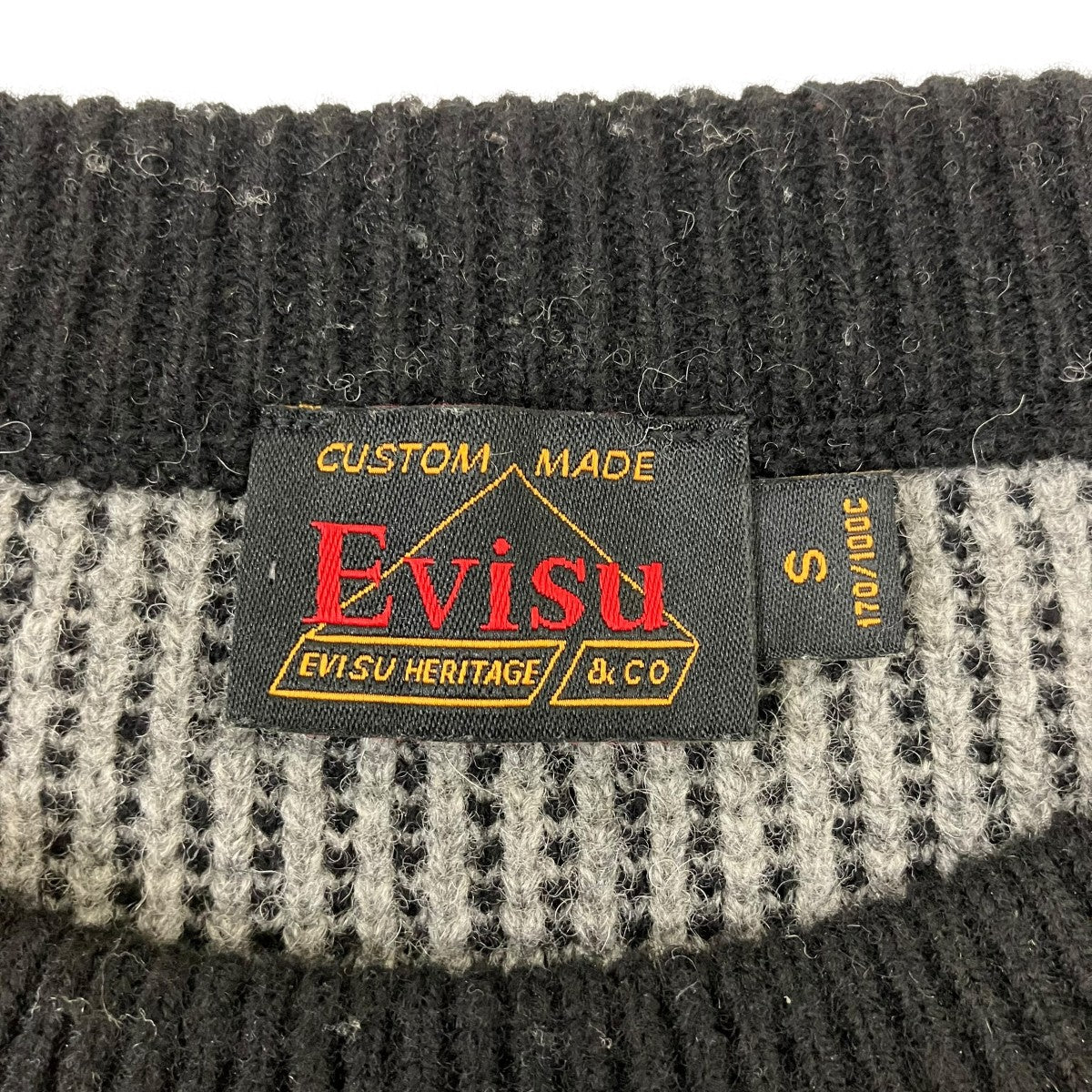 EVISU ウールニット 古着・中古-6枚目のアイテム画像