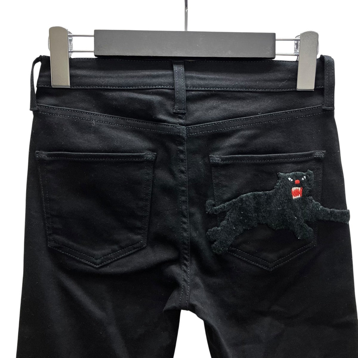 GUCCI カットオフ パンサー デニムパンツ 古着・中古-4枚目のアイテム画像