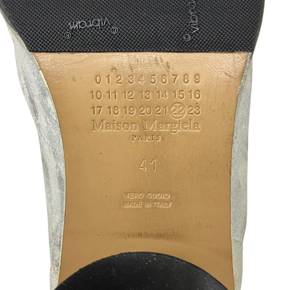 Maison Margiela ペンキ加工足袋ブーツ 古着・中古-6枚目のアイテム画像