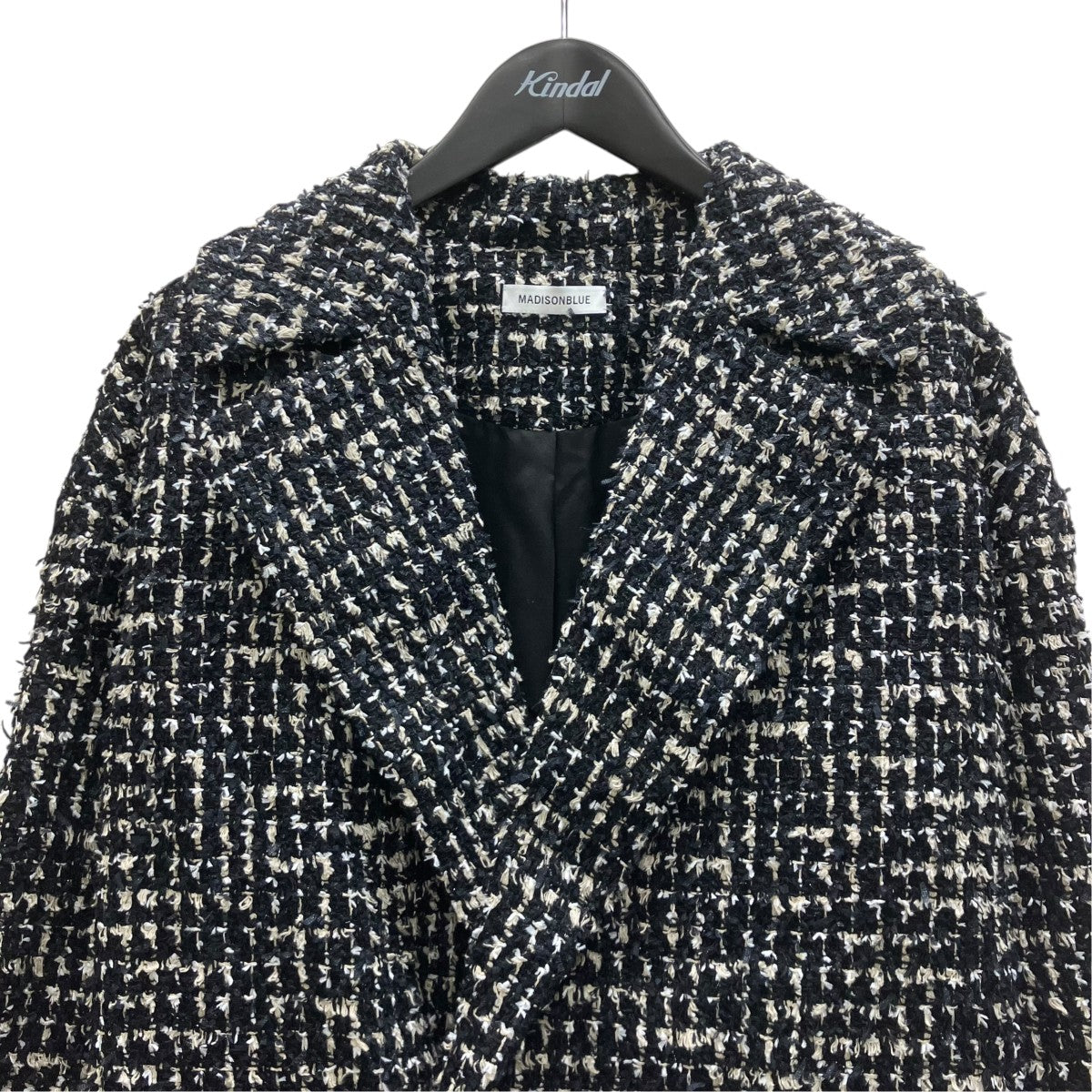 MADISON BLUE ツイードコート 古着・中古-2枚目のアイテム画像