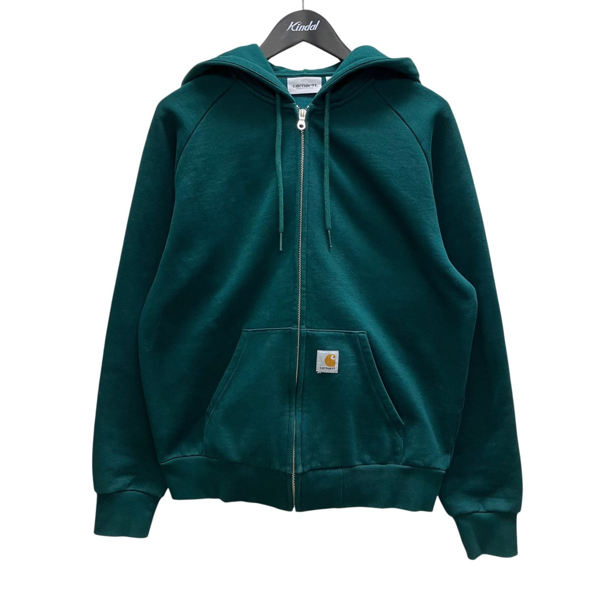 Hooded Square Label Jacket ジップパーカー