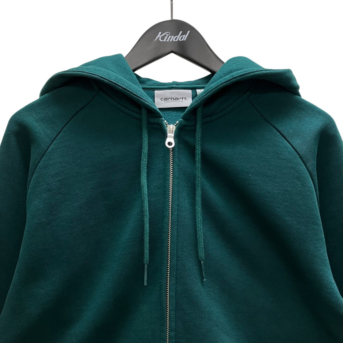 Hooded Square Label Jacket ジップパーカー