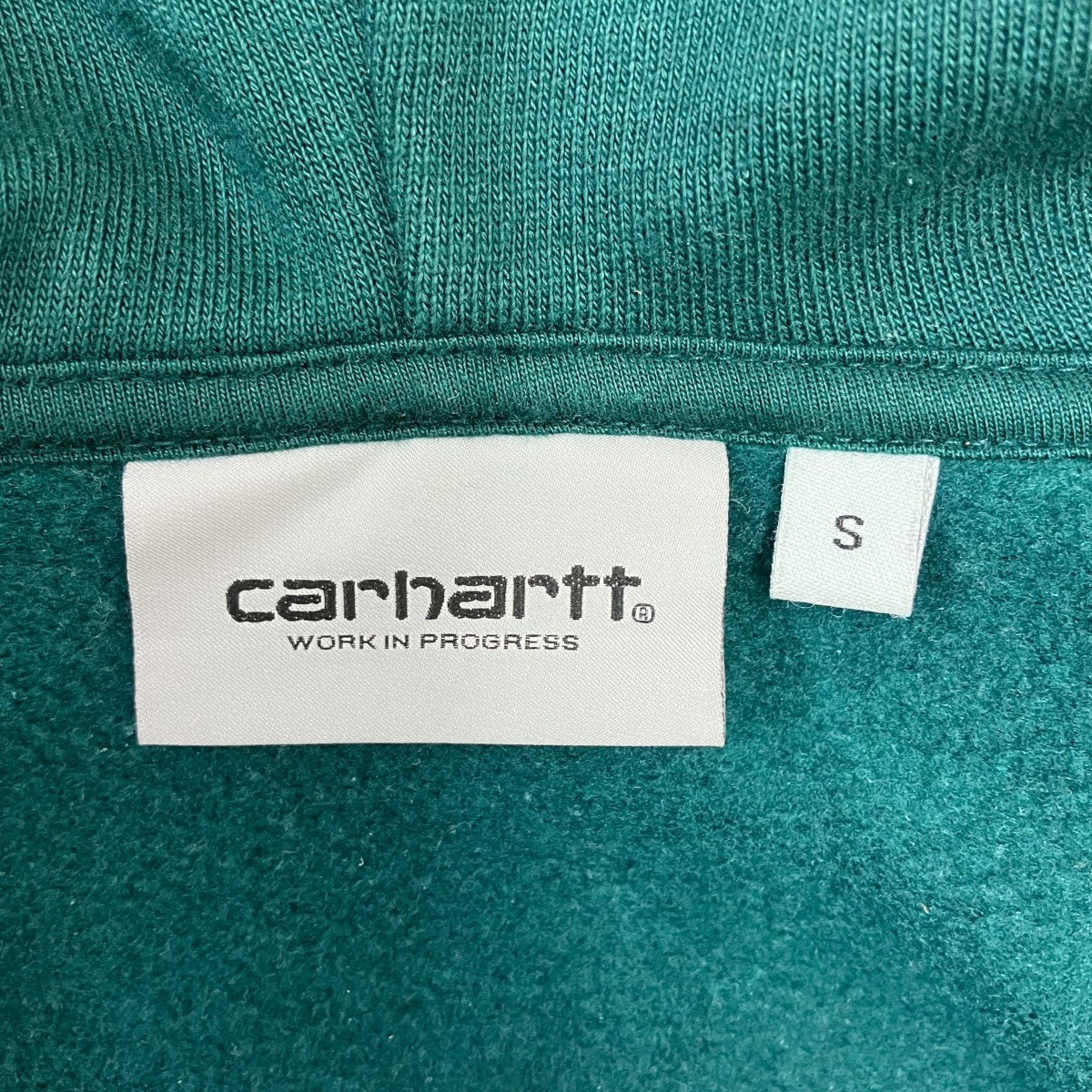 Hooded Square Label Jacket ジップパーカー