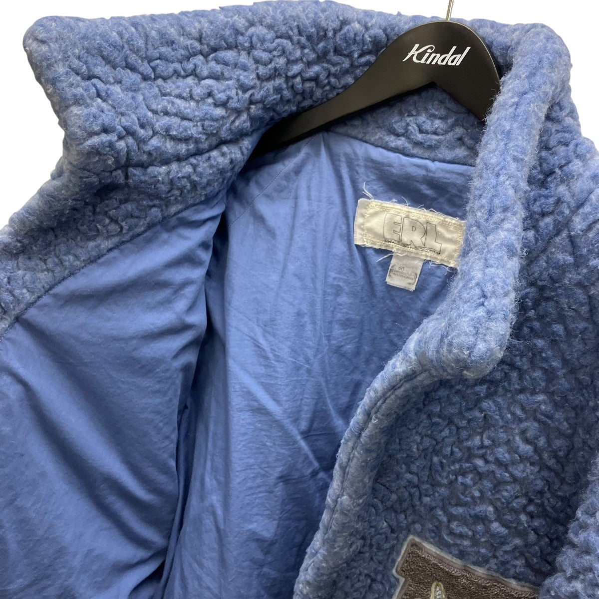ERL 25AW UNISEX VARSITY JACKET WOVEN フリースジャケット 古着・中古-5枚目のアイテム画像