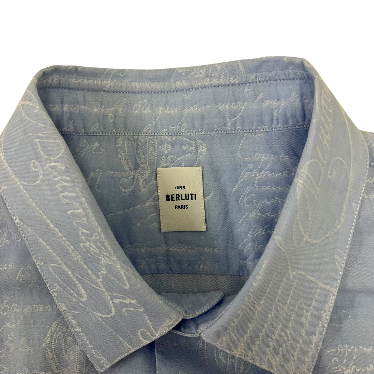 Berluti 総柄シャツ カリグラフィ 古着・中古-5枚目のアイテム画像