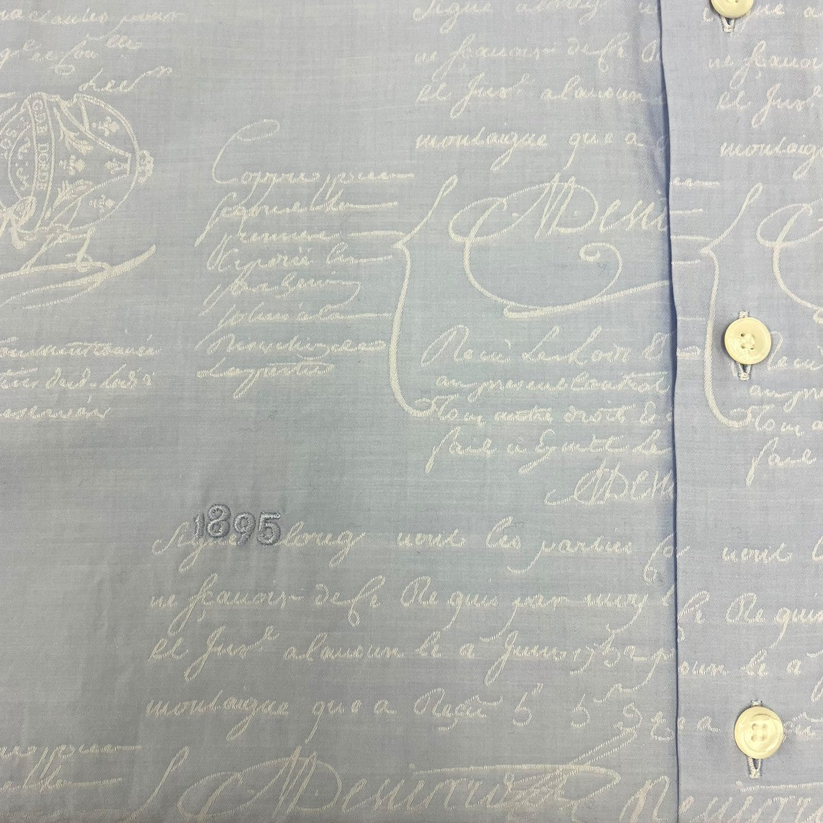 Berluti 総柄シャツ カリグラフィ 古着・中古-6枚目のアイテム画像