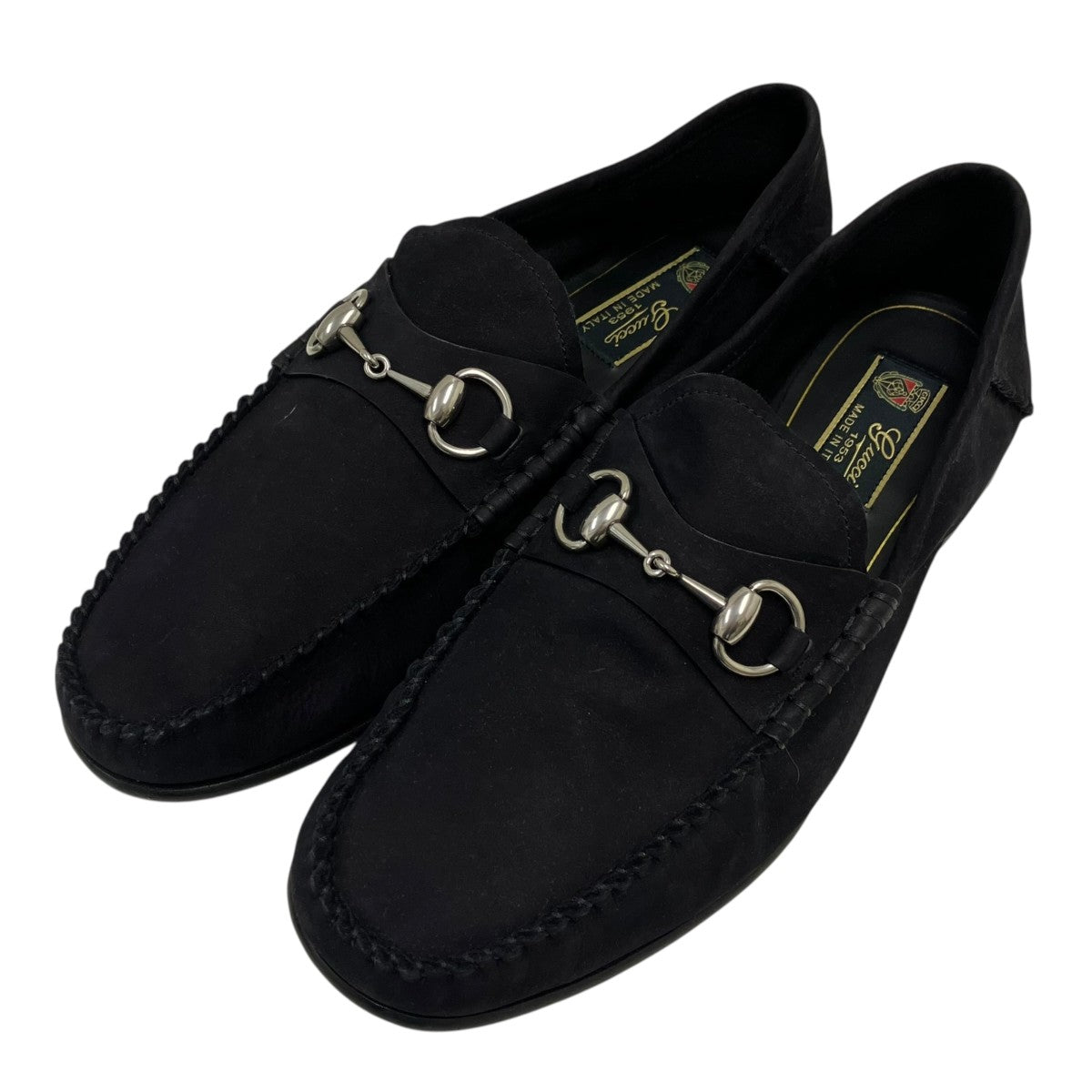 GUCCI ホースビットスエードローファー 古着・中古-1枚目のアイテム画像