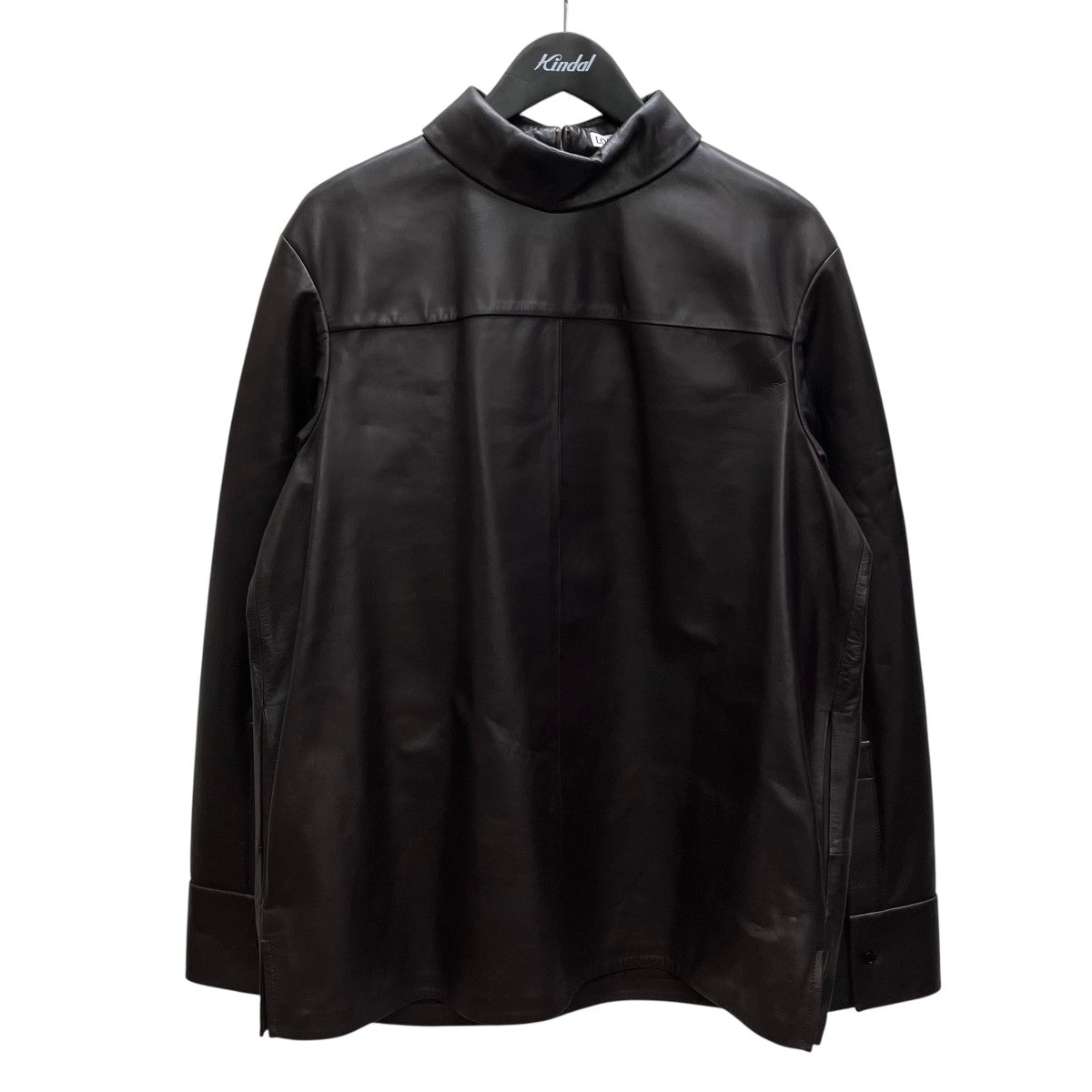 LOEWE Back to front shirt in nappa lambskin ラムスキンシャツ 古着・中古-1枚目のアイテム画像