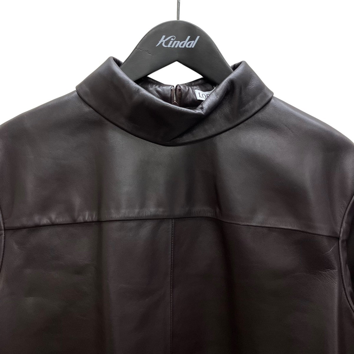 LOEWE Back to front shirt in nappa lambskin ラムスキンシャツ 古着・中古-2枚目のアイテム画像