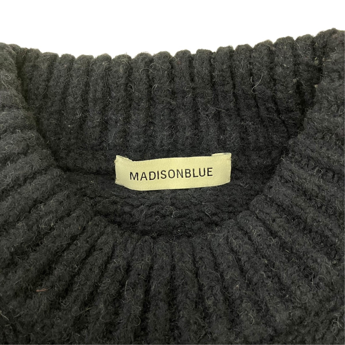 CREW NECK PO ウールニット