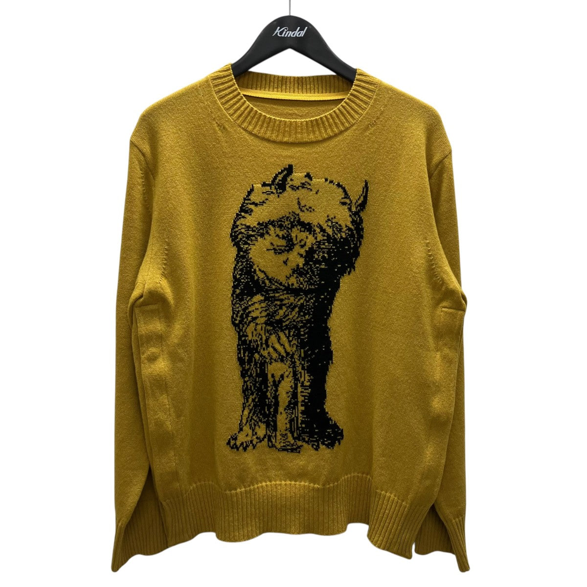 sacai WHERE THE WILD THINGS ARE Wool Knit Pullover ウールニット 古着・中古-1枚目のアイテム画像