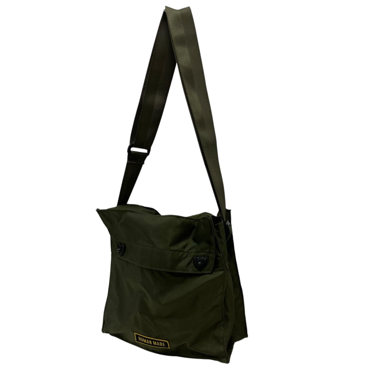 HUMAN MADE(ヒューマンメイド) Military Shoulder Bagロゴ刺繍入り