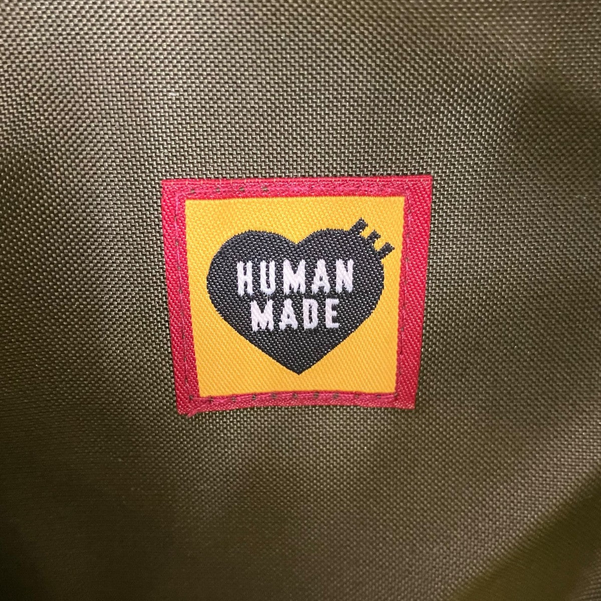HUMAN MADE(ヒューマンメイド) Military Shoulder Bagロゴ刺繍入り