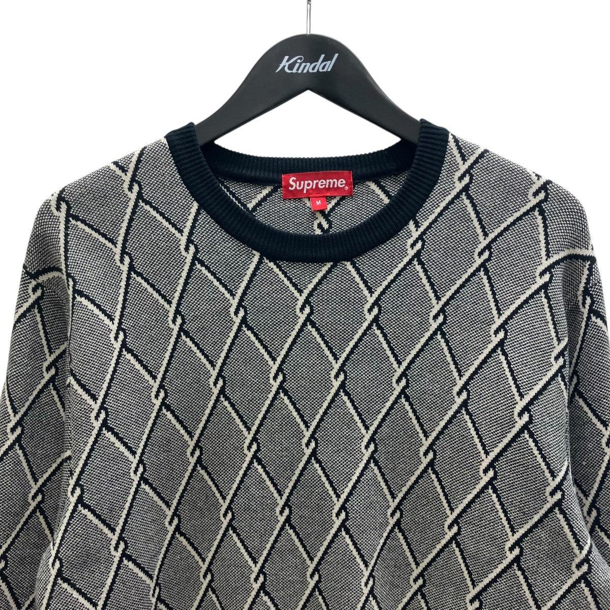 Supreme(シュプリーム) Chain link Sweaterチェーンニット グレー