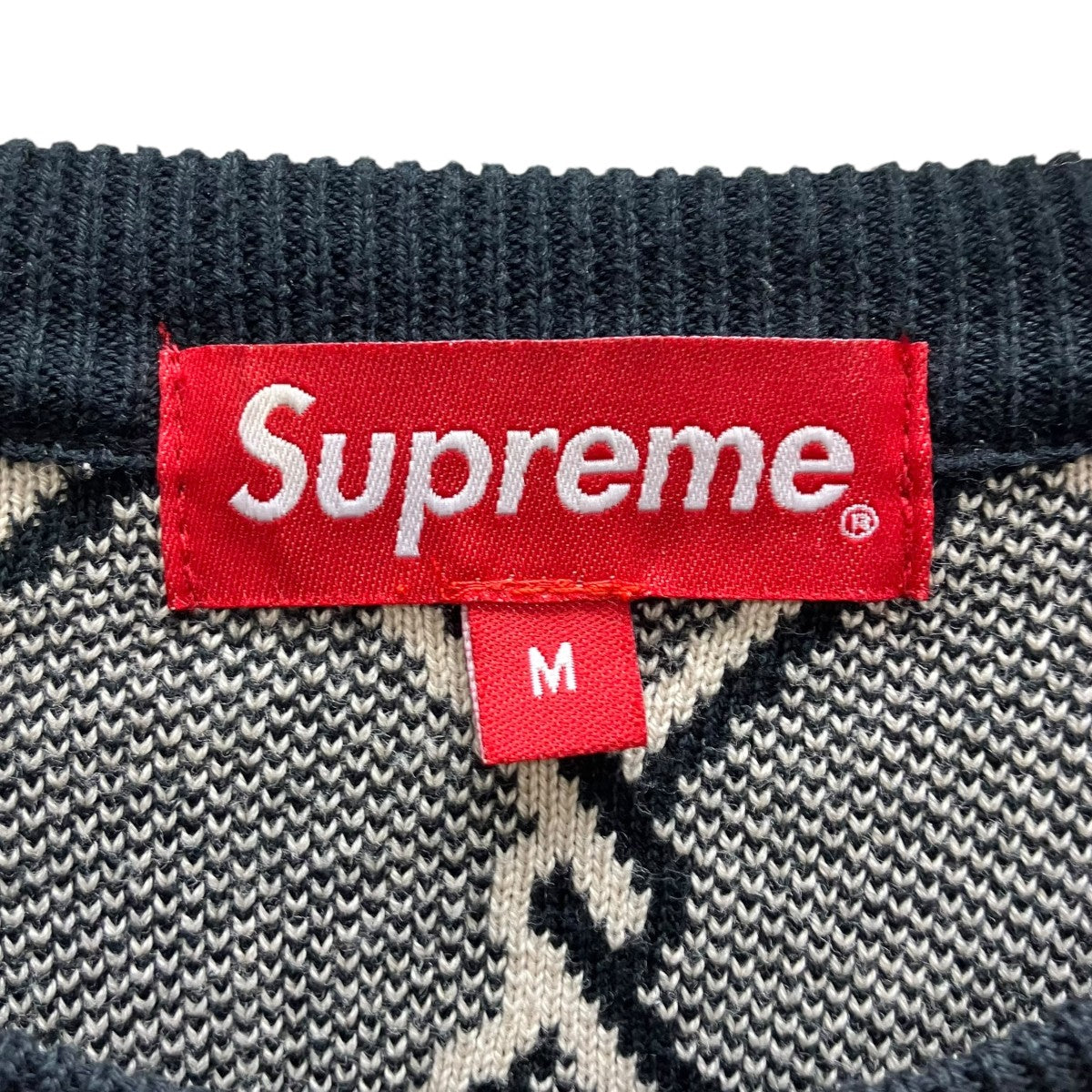 Supreme(シュプリーム) Chain link Sweaterチェーンニット グレー