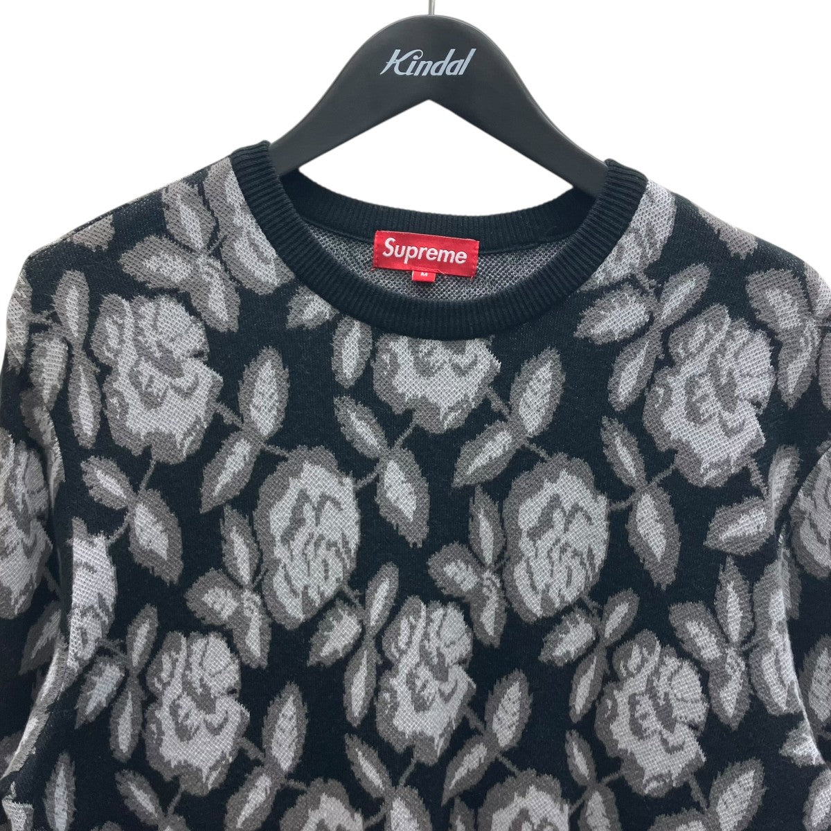 Supreme(シュプリーム) 12AW Rose Sweaterローズセーター ブラック