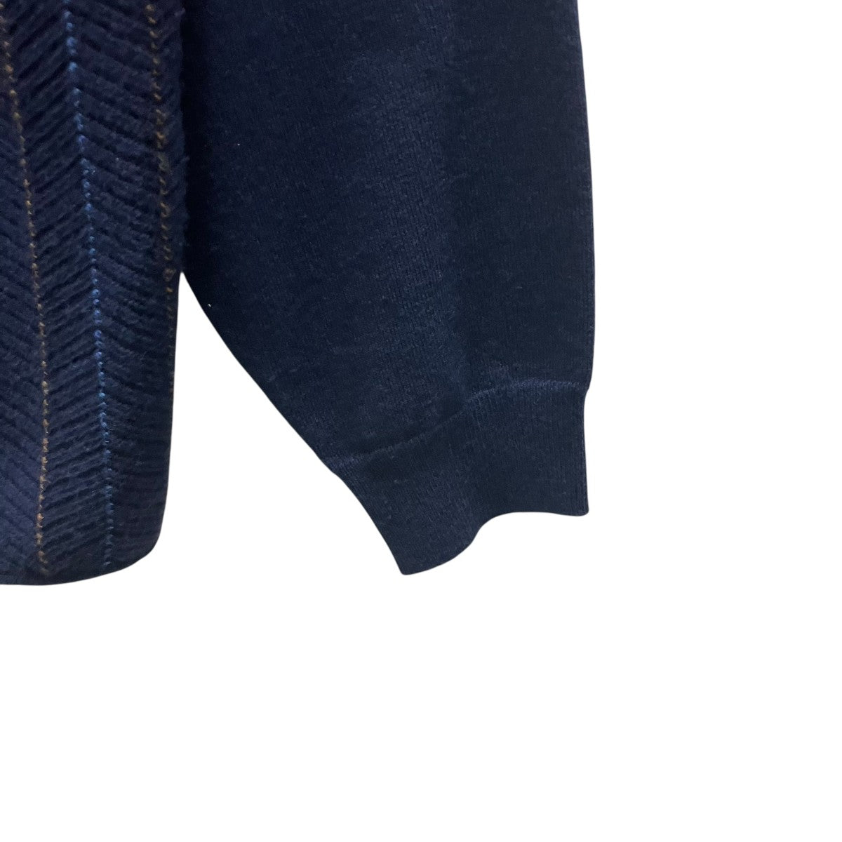 25SS herringbone cardiganロゴストライプ へリンボ―ン カーディガン