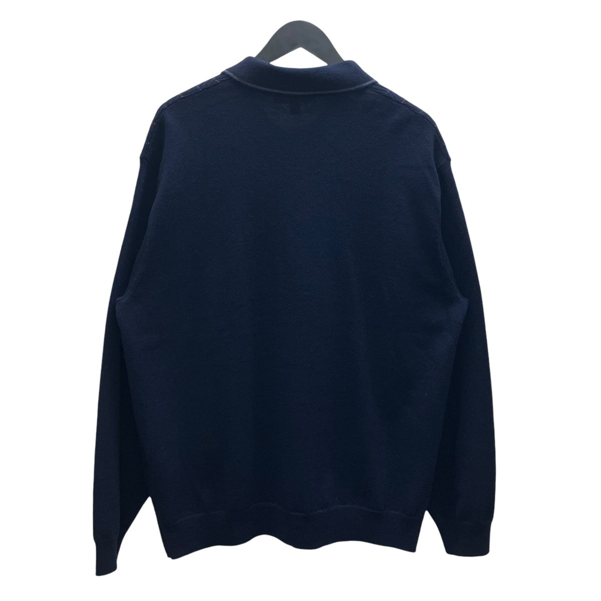 25SS herringbone cardiganロゴストライプ へリンボ―ン カーディガン