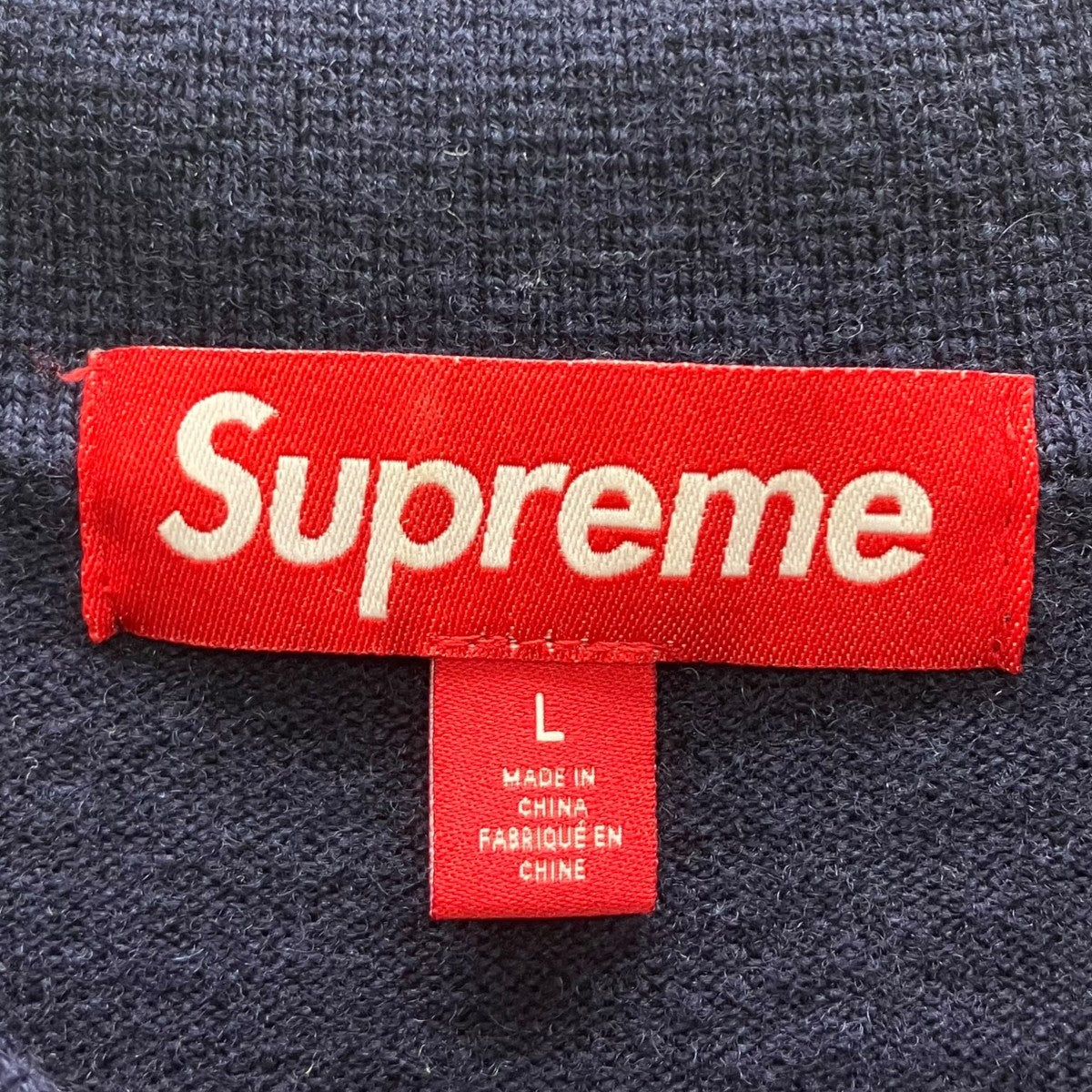 25SS herringbone cardiganロゴストライプ へリンボ―ン カーディガン