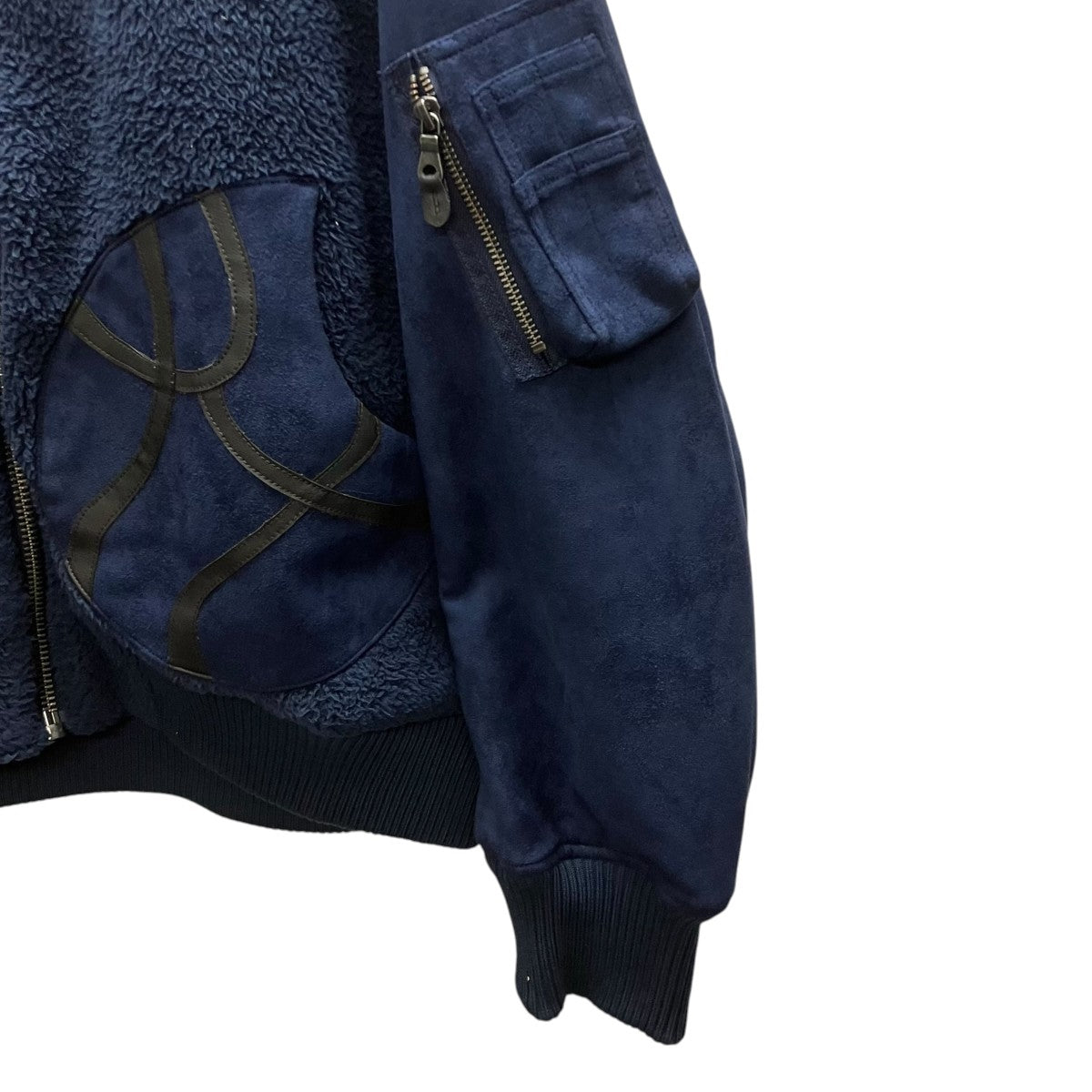 PARANOID BOA SUEDE MA-1 JACKET TOMO スエードジャケット 古着・中古-4枚目のアイテム画像