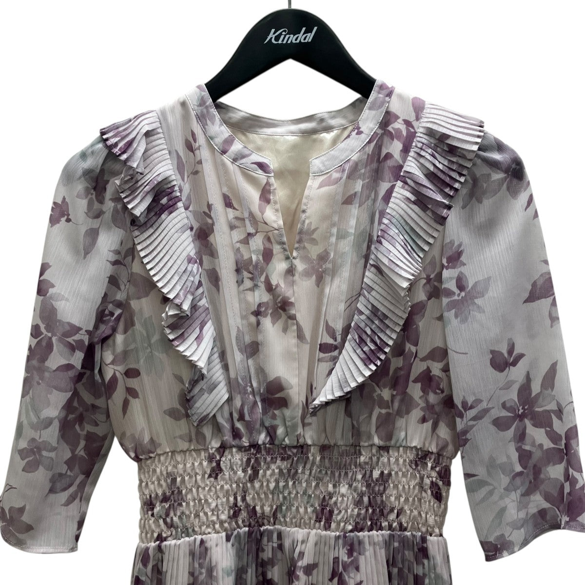 JILL BY JILLSTUART ぼかしフラワープリントワンピース 古着・中古-2枚目のアイテム画像