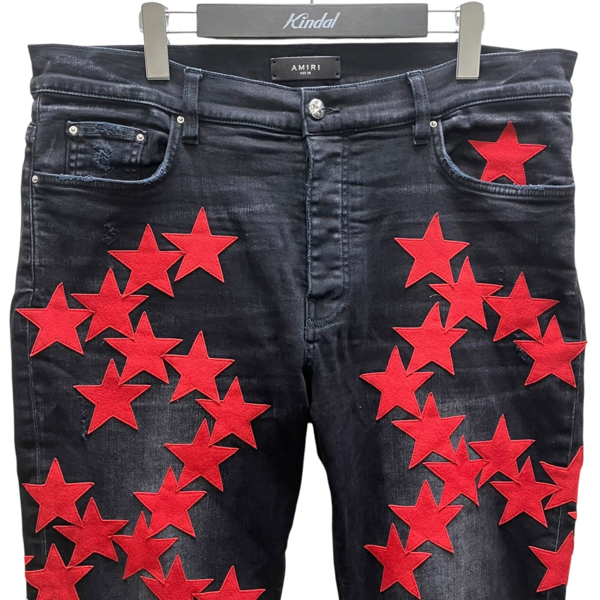 AMIRI スターパッチデニムパンツ 古着・中古-3枚目のアイテム画像