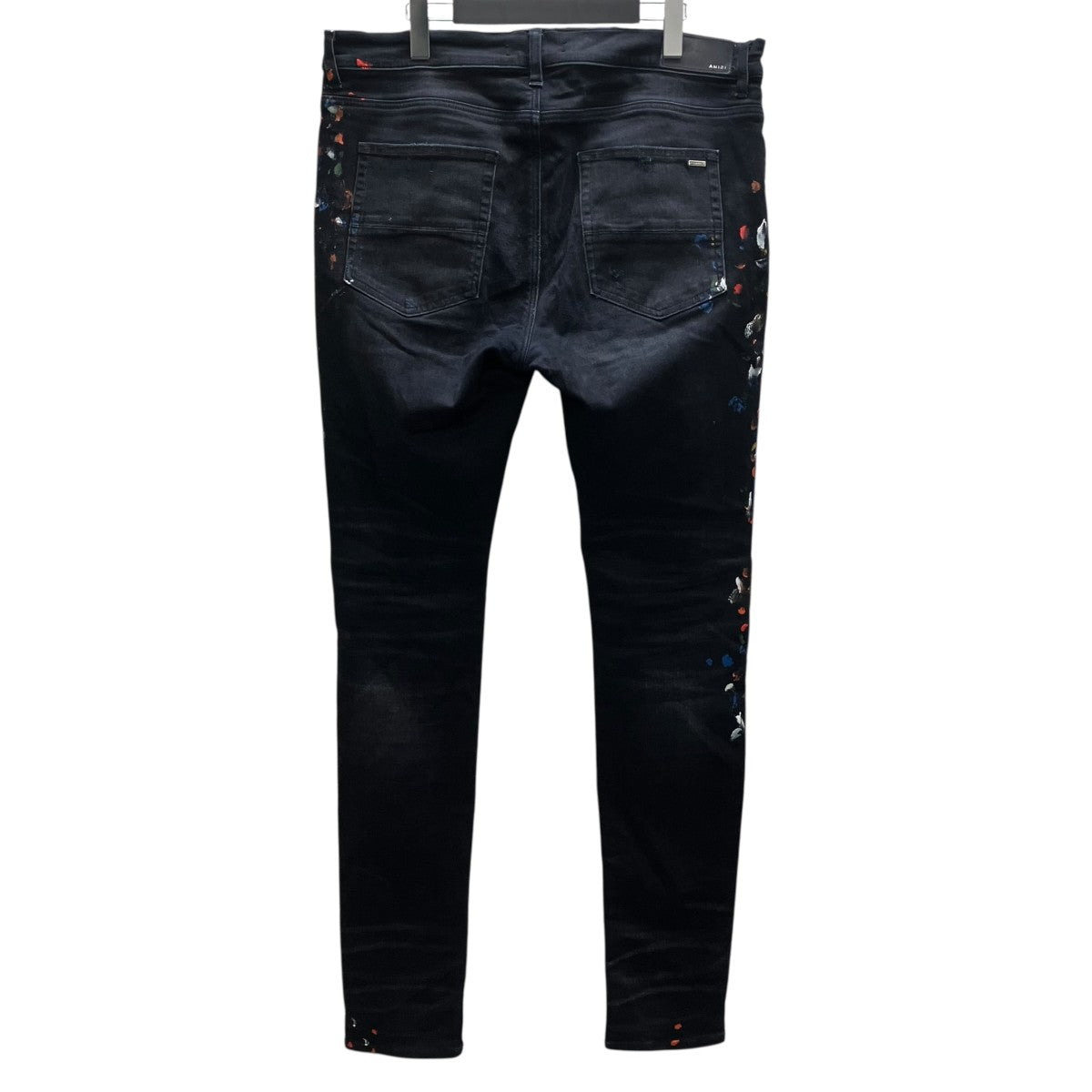 AMIRI(アミリ) スキニーペイントデニムパンツ ブラック サイズ 38