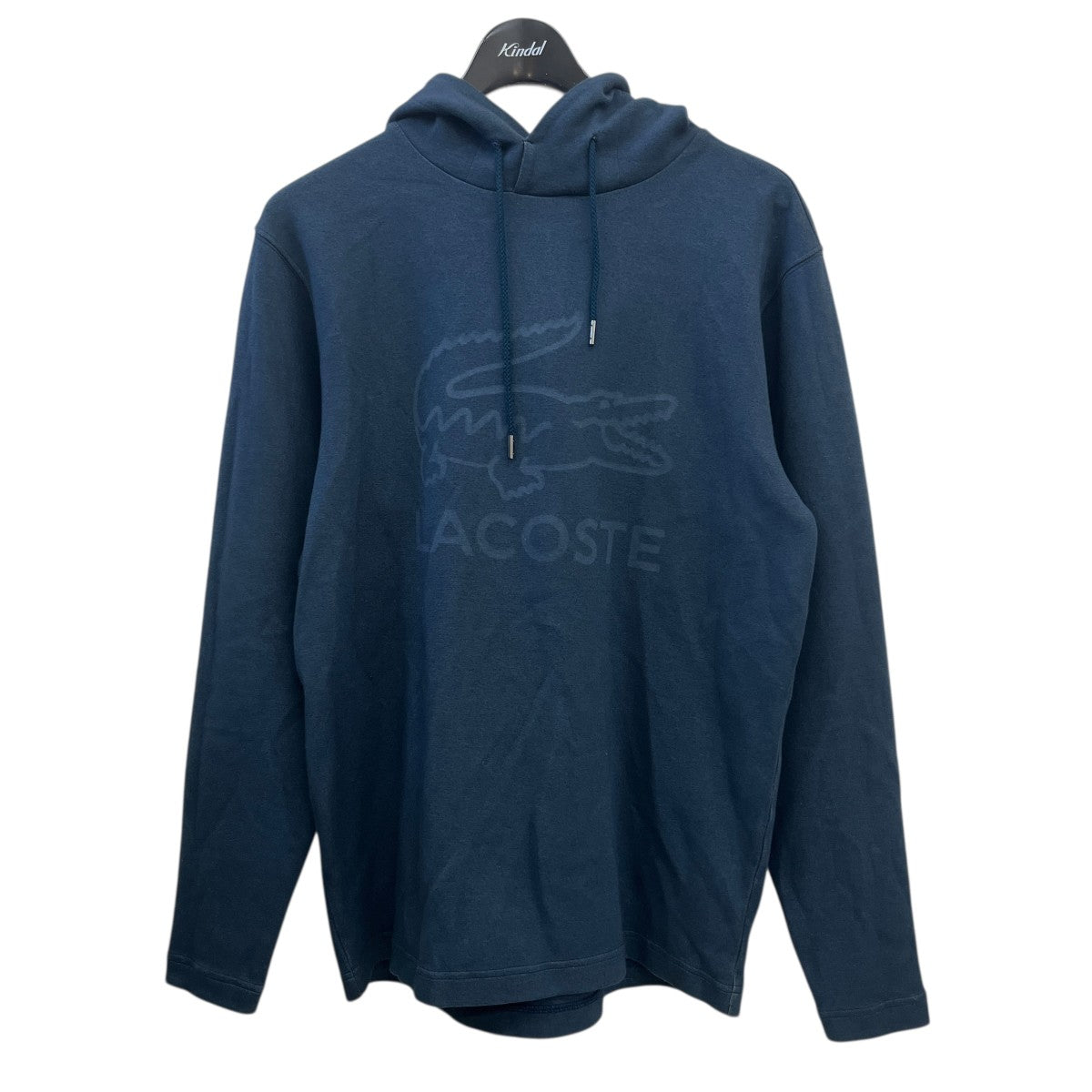 LACOSTE サンドブラストクロックスウェットパーカSH052EL 古着・中古-1枚目のアイテム画像