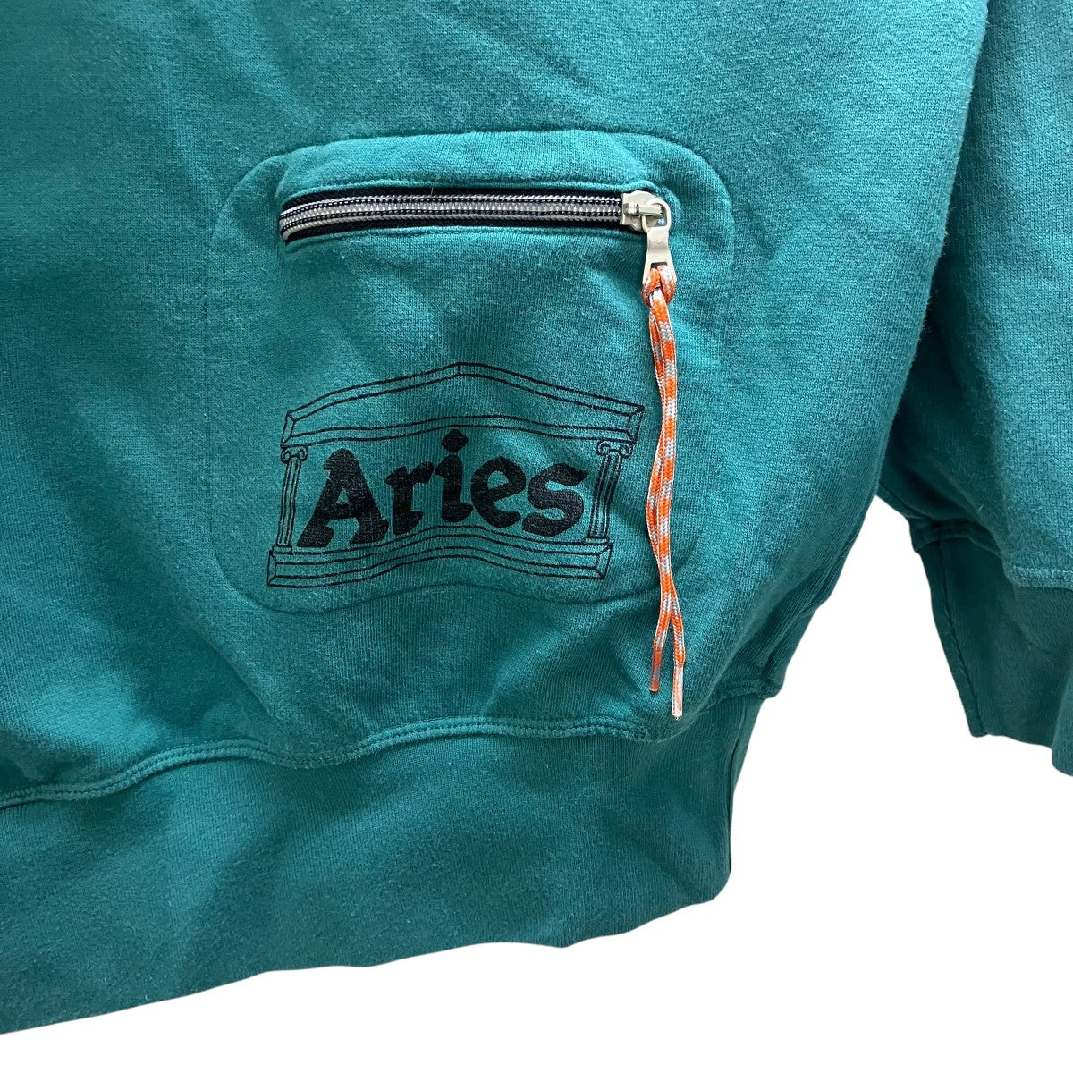 Nylon Hybrid Hooded Sweatshirt 切替プルオーバーパーカー