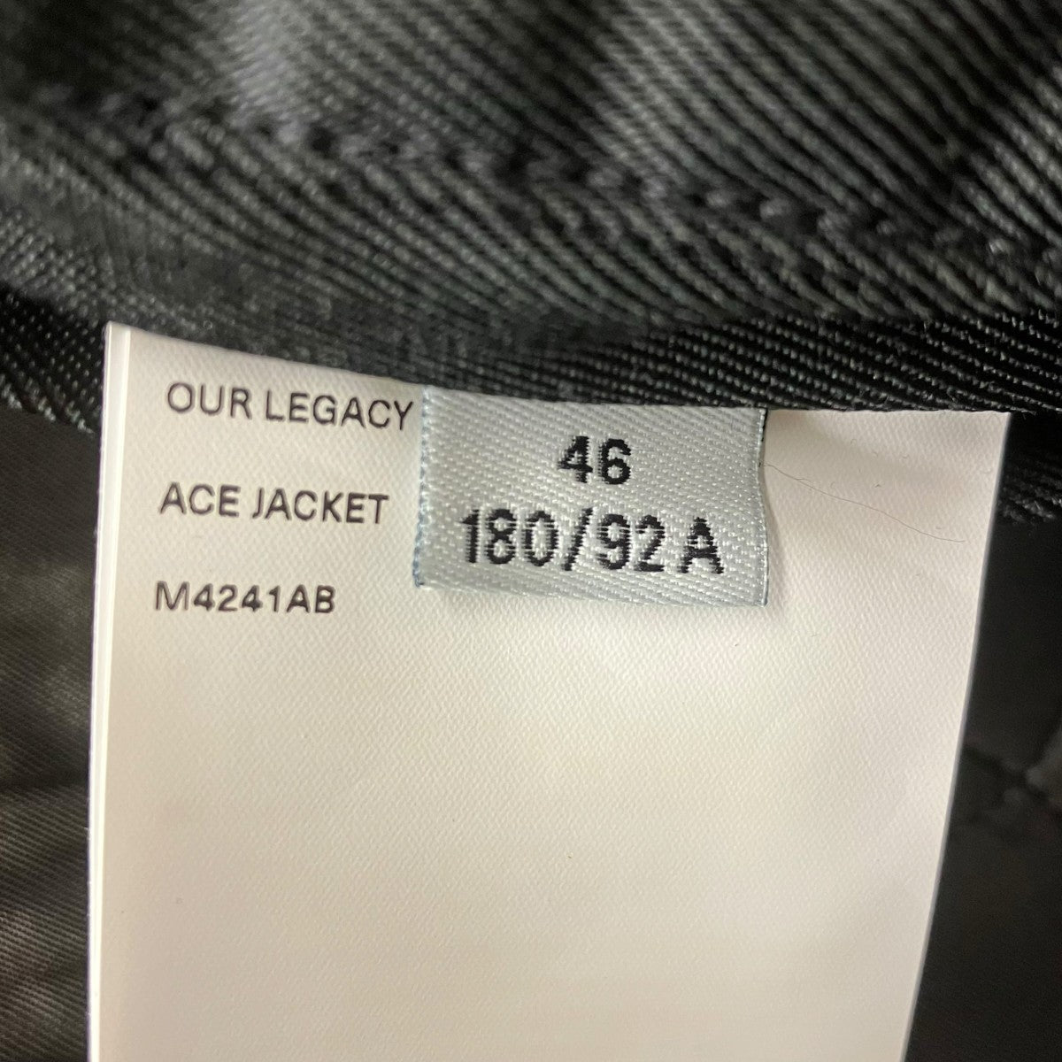 OUR LEGACY 24AWace jacket ボアブルゾン 古着・中古-7枚目のアイテム画像