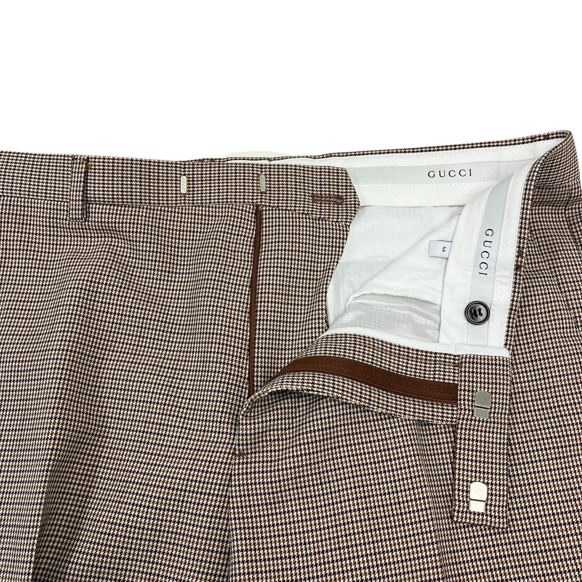 GUCCI 25AW チェックパンツ 古着・中古-5枚目のアイテム画像