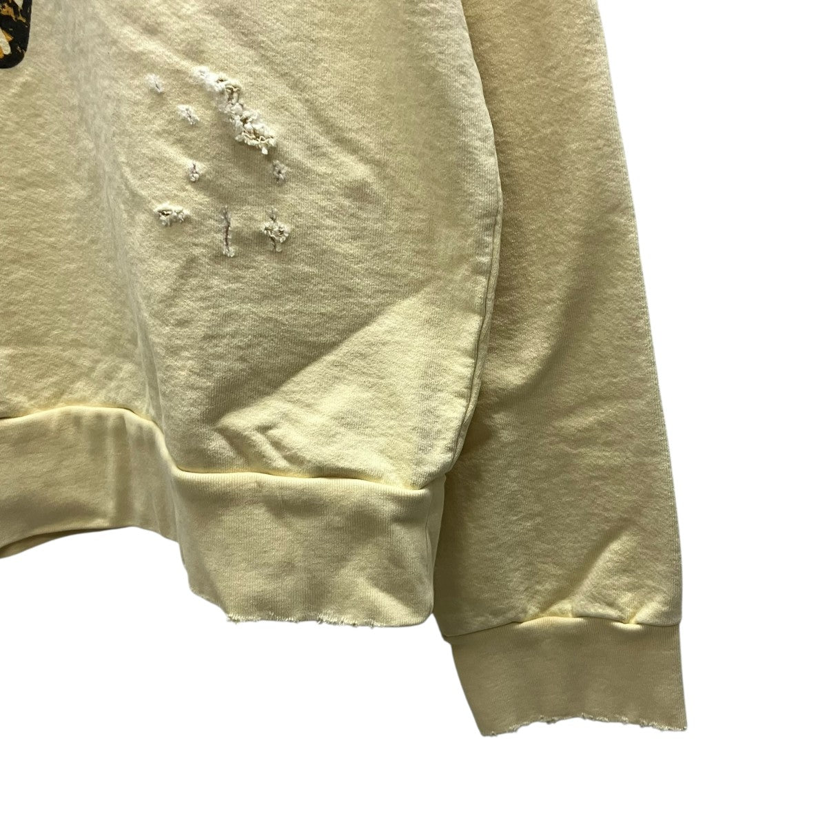 SECND SLF GOOD GUY CREW NECK YELLOW スウェット 古着・中古-5枚目のアイテム画像