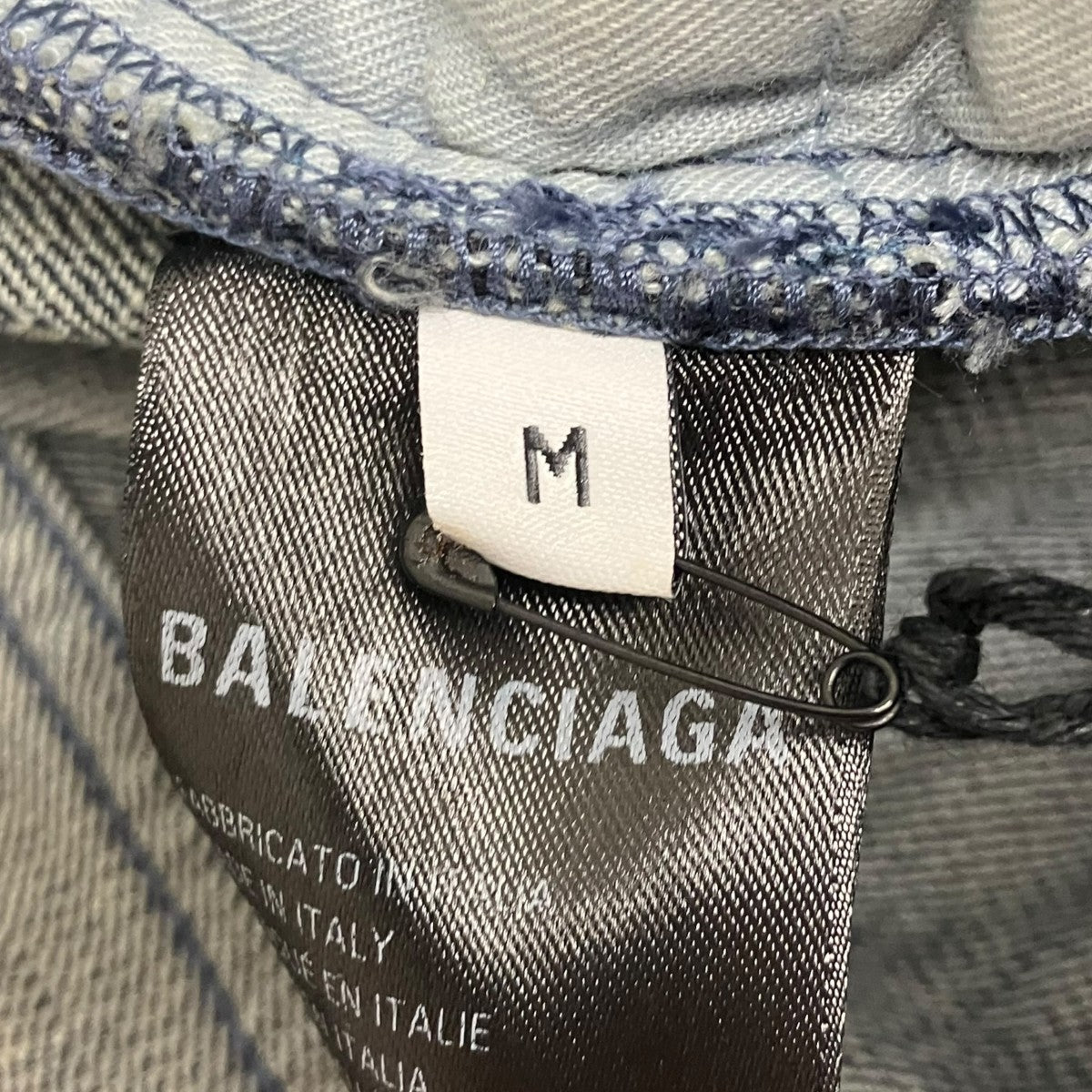 BALENCIAGA DOUBLE FRONT WIDE LEG JEANS クワトロレッグデニムパンツ 古着・中古-8枚目のアイテム画像