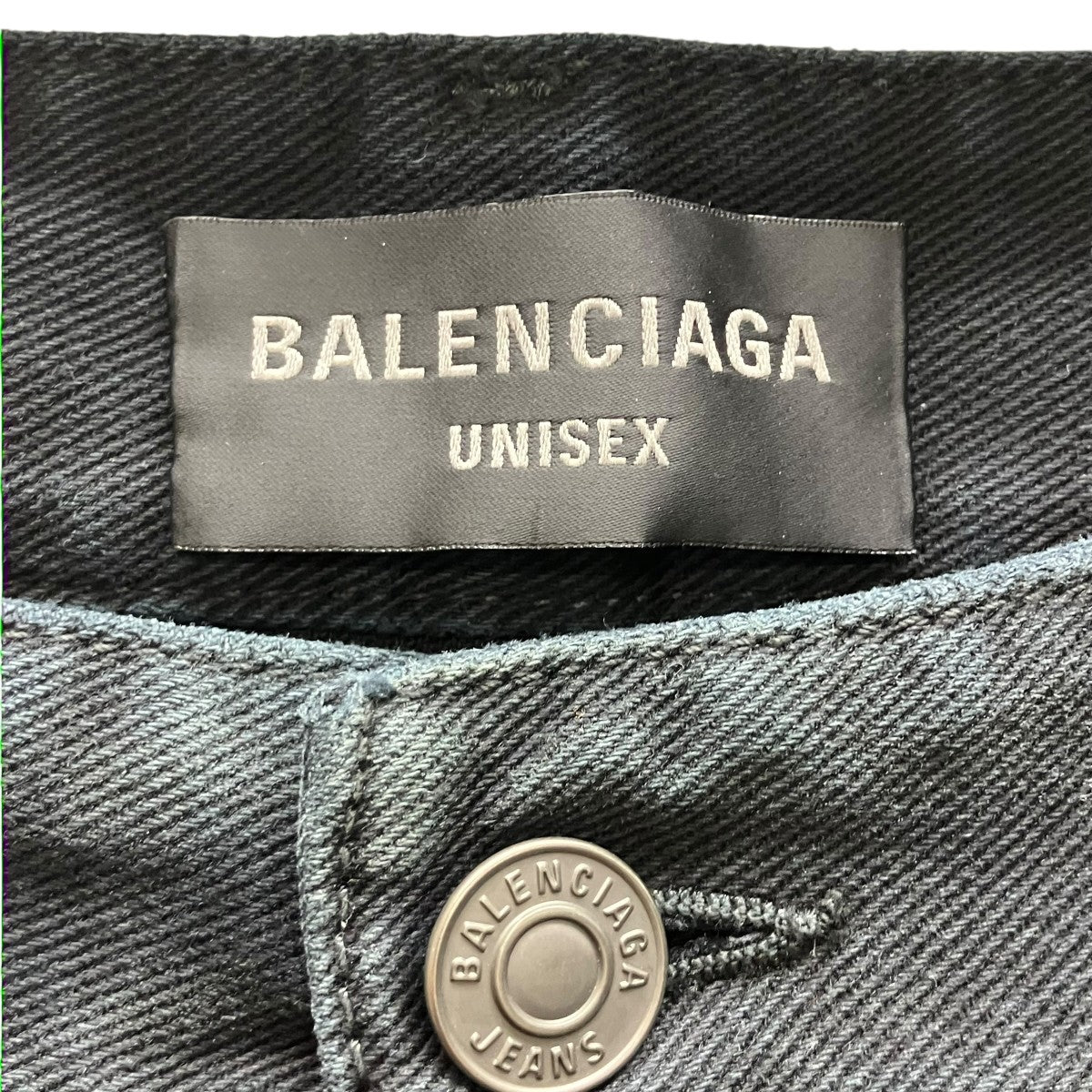 BALENCIAGA DOUBLE FRONT WIDE LEG JEANS クアトロレッグデニムパンツ 古着・中古-4枚目のアイテム画像