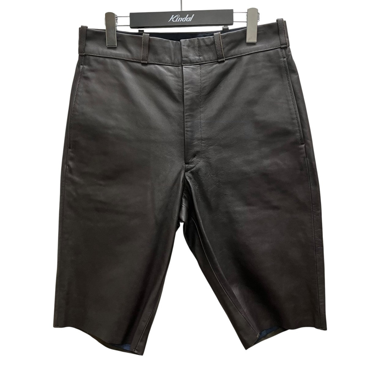 MADISON BLUE レザーハーフパンツ 古着・中古-1枚目のアイテム画像