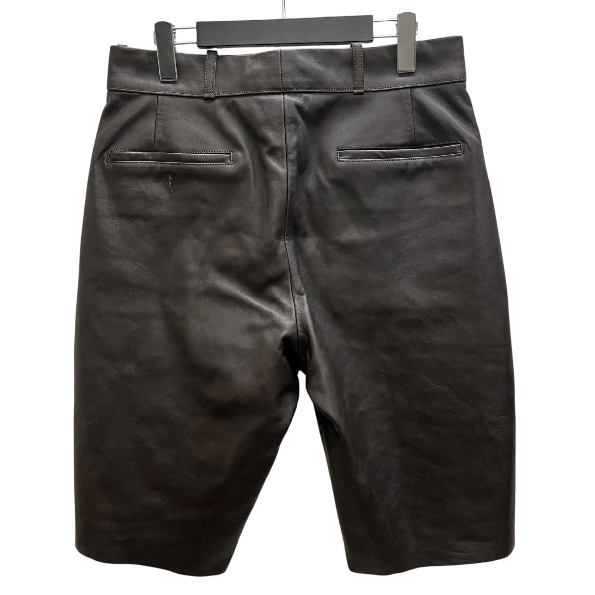 MADISON BLUE レザーハーフパンツ 古着・中古-2枚目のアイテム画像