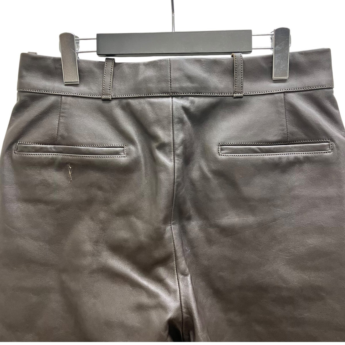 MADISON BLUE レザーハーフパンツ 古着・中古-4枚目のアイテム画像