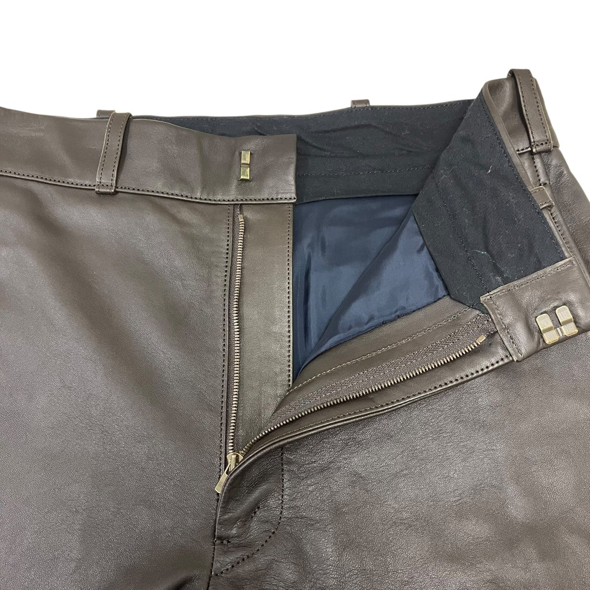 MADISON BLUE レザーハーフパンツ 古着・中古-5枚目のアイテム画像