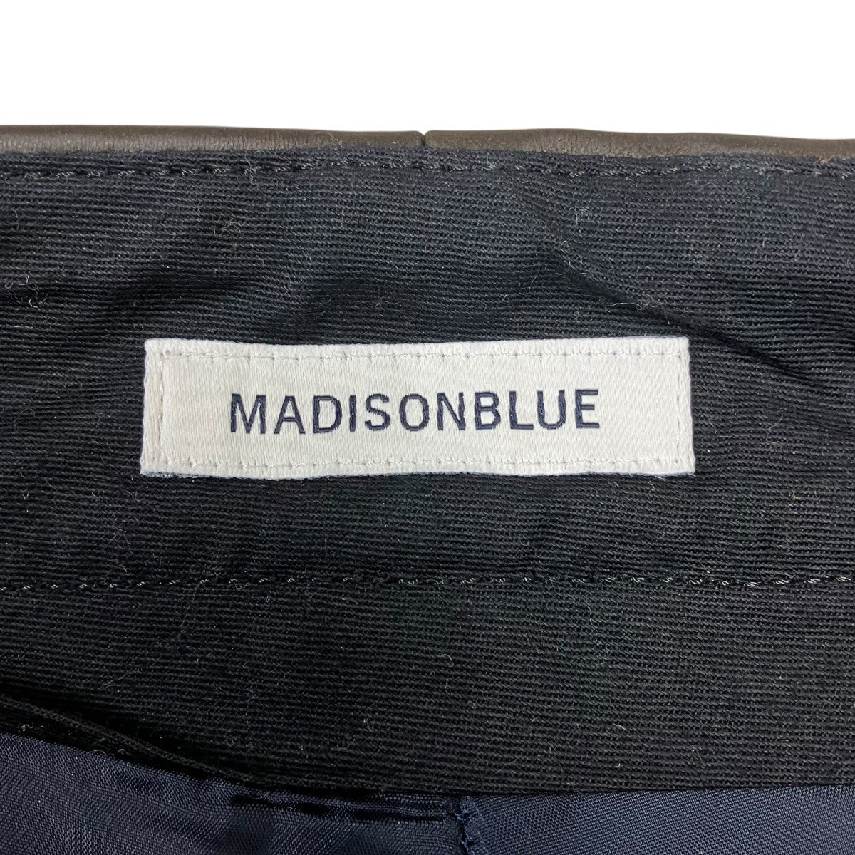 MADISON BLUE レザーハーフパンツ 古着・中古-6枚目のアイテム画像