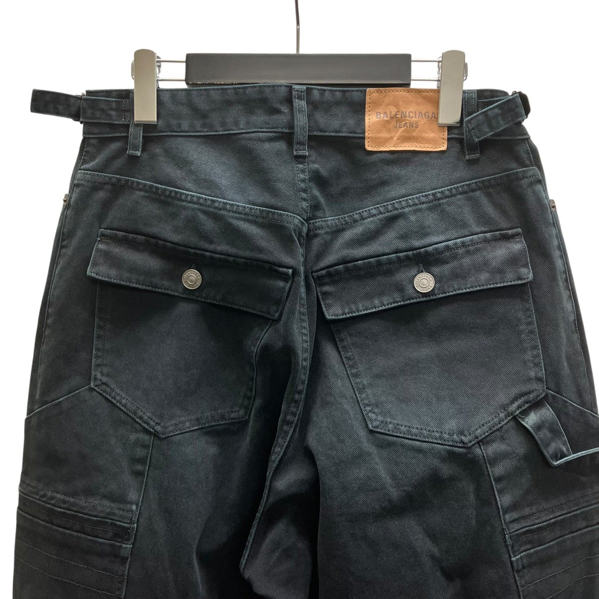 BALENCIAGA ソフトレフトハンド ワイドカーゴデニムパンツ 古着・中古-4枚目のアイテム画像