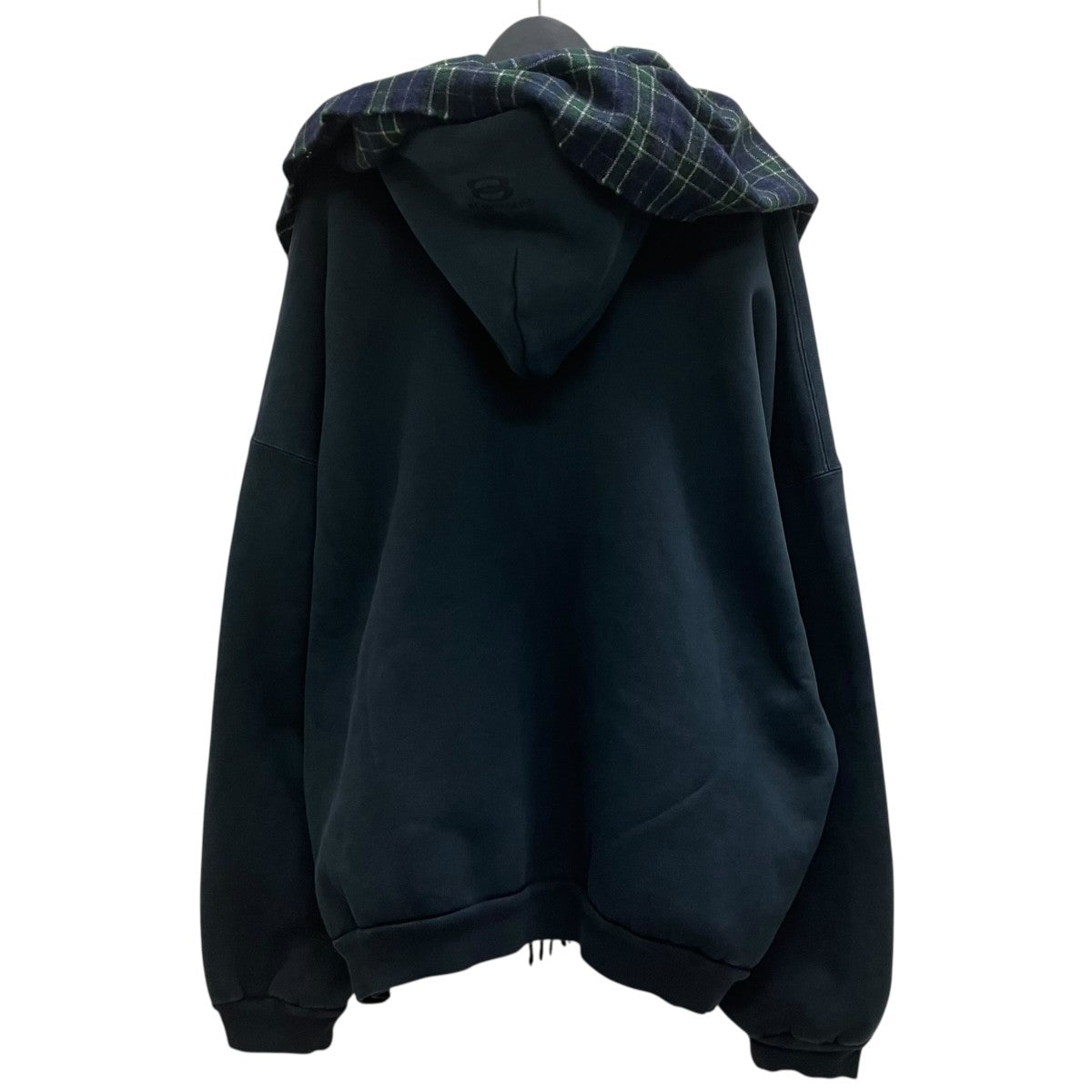 BALENCIAGA Scarf Zip-Up Hoodie マフラードッキングジップパーカー 古着・中古-2枚目のアイテム画像