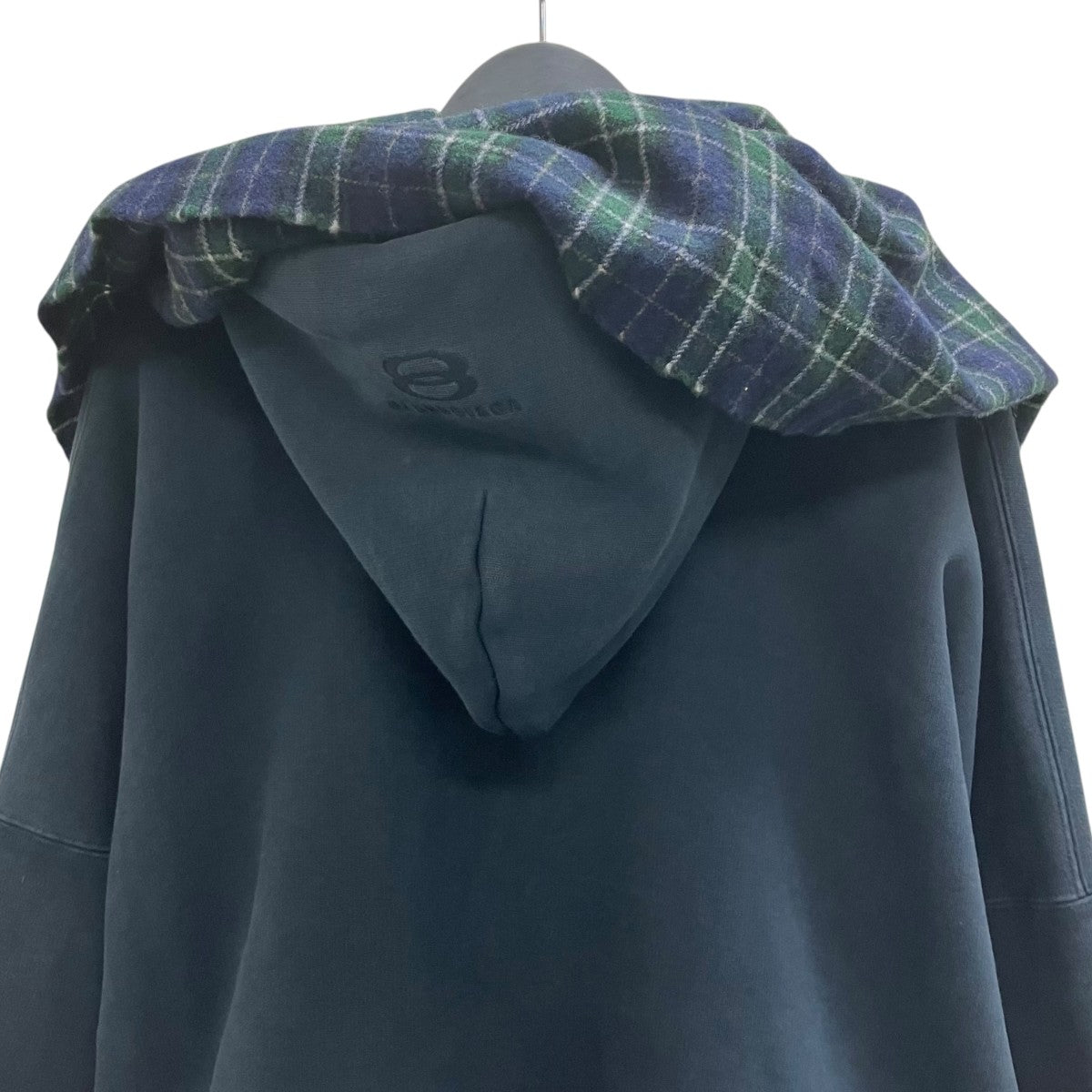 BALENCIAGA Scarf Zip-Up Hoodie マフラードッキングジップパーカー 古着・中古-4枚目のアイテム画像